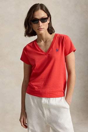 Camiseta básica de algodón Polo Ralph Lauren para mujer