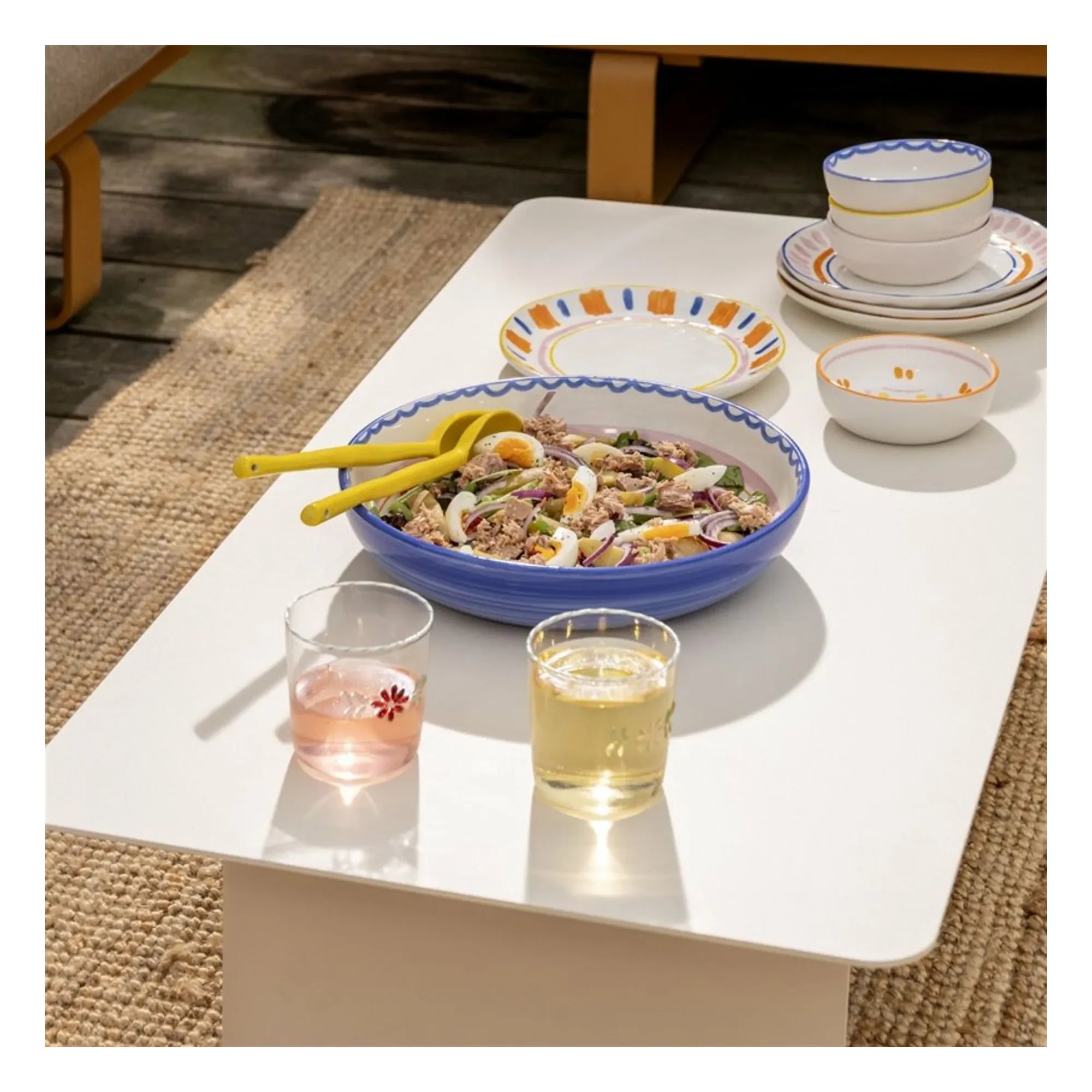 &Klevering - Vasos Flora - Set de 2 | Blanco