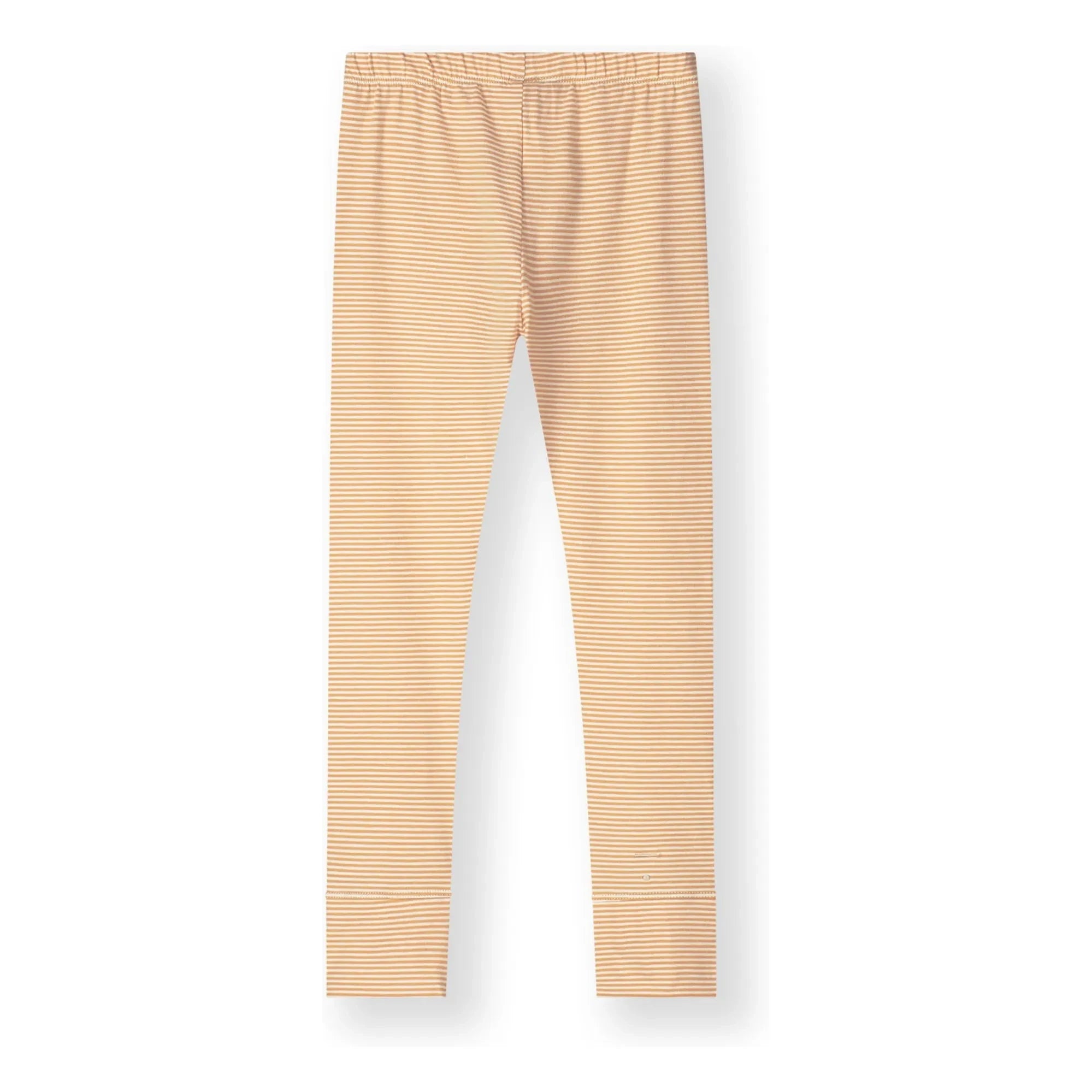 Gray Label - Leggings de algodón orgánico a rayas | Albaricoque