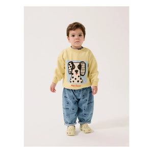 Bobo Choses - Sudadera de algodón orgánico con estampado dálmata para bebé | Amarilla