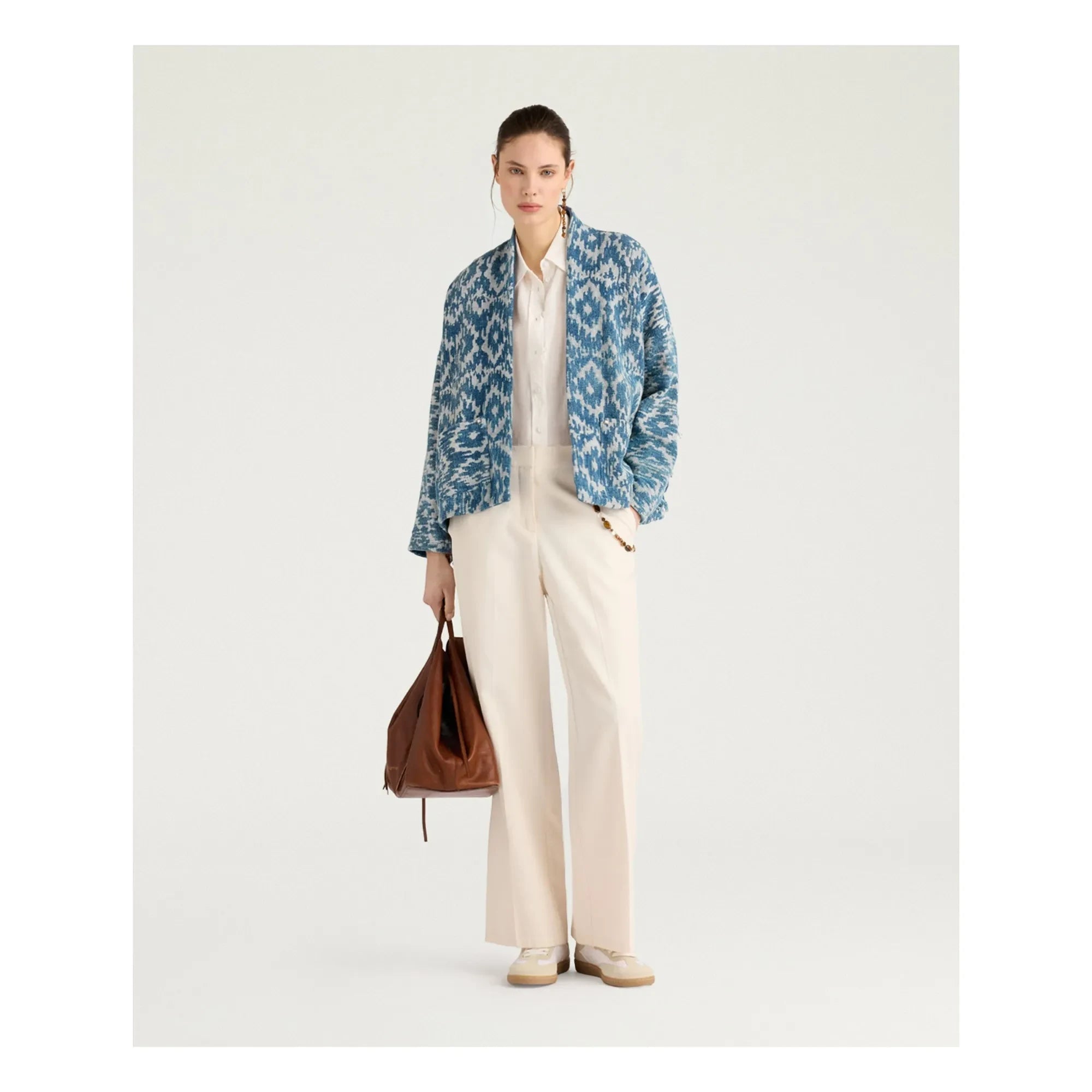Momoni - Chaqueta de Algodón Ara | Azul