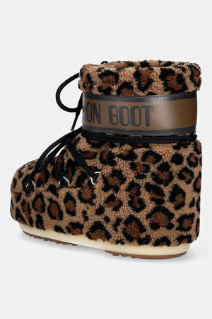 Bota de nieve para mujer Moon Boot MB ICON LOW FLEECE LEOPARD