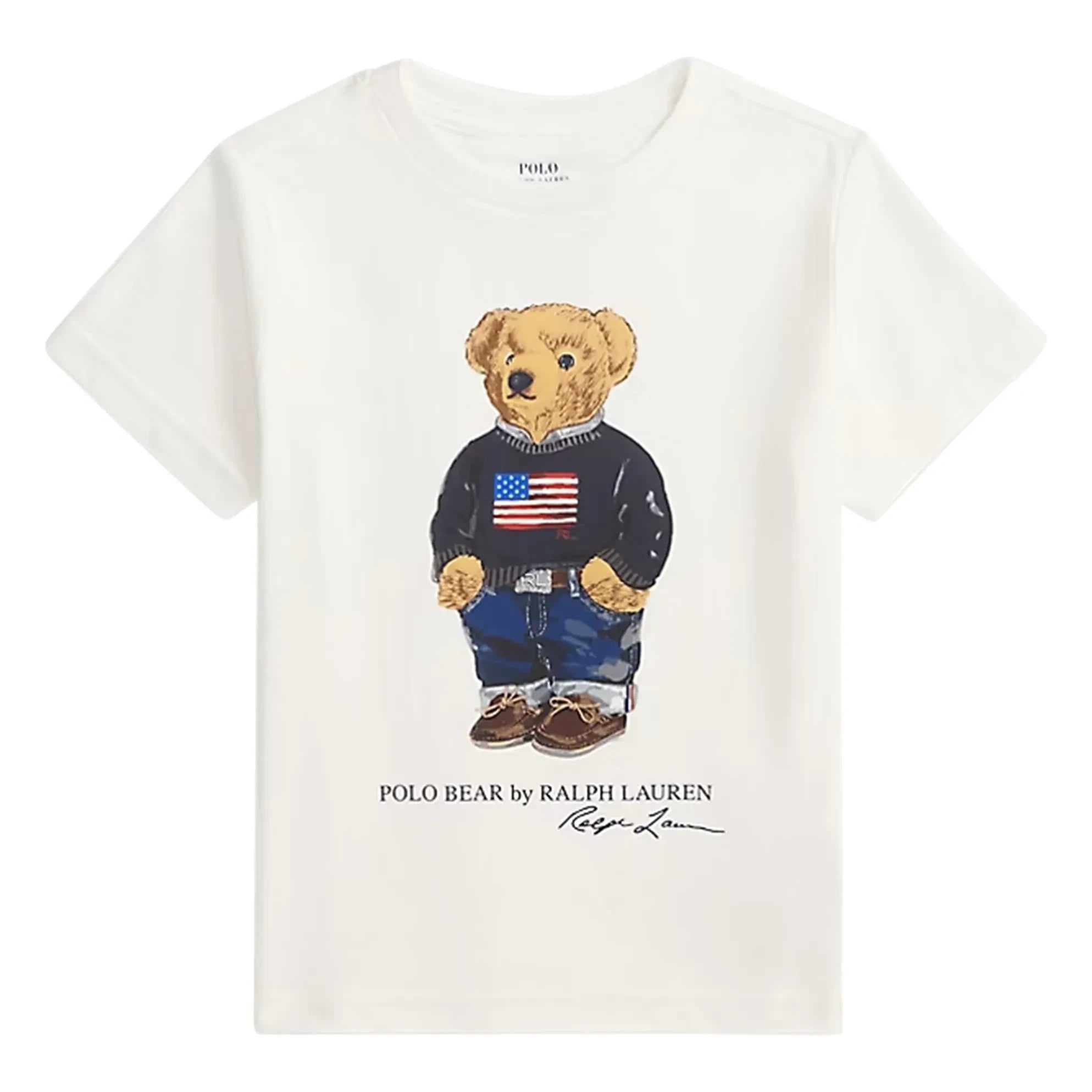 Ralph Lauren - Camiseta de punto Bear | Blanco