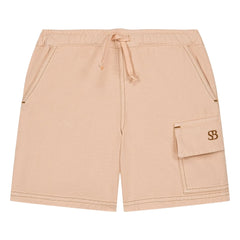 Studio Bohème - Pantalones cortos cargo de algodón orgánico | Beige