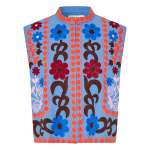 Lollys Laundry - Chaqueta Bin de algodón | Azul