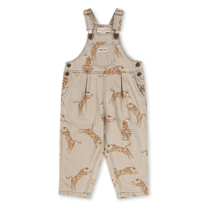 Konges Sløjd - Peto Vaquero de Algodón Orgánico Magot Tigers | Beige