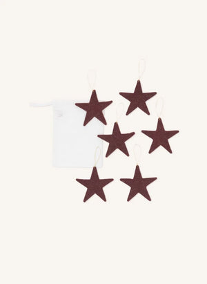 Muskhane - "Estrellas fugaces" Guirnalda de fieltro | Mahogany