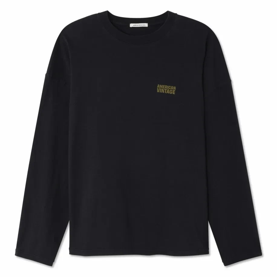 American Vintage - Camiseta de algodón Gixy | Negro
