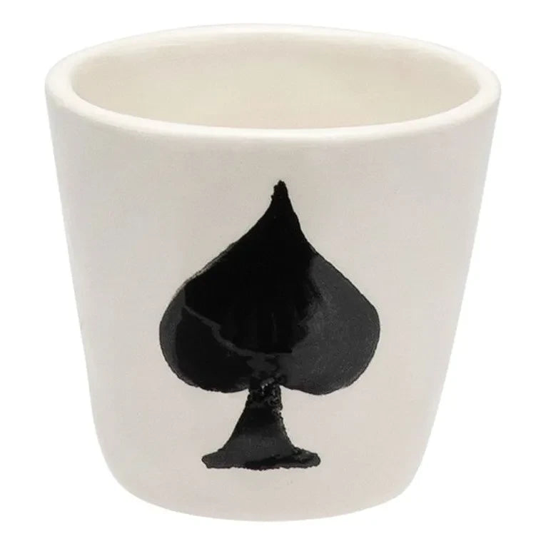 Anna + Nina - Taza de café expreso Ace of Spades | Negro