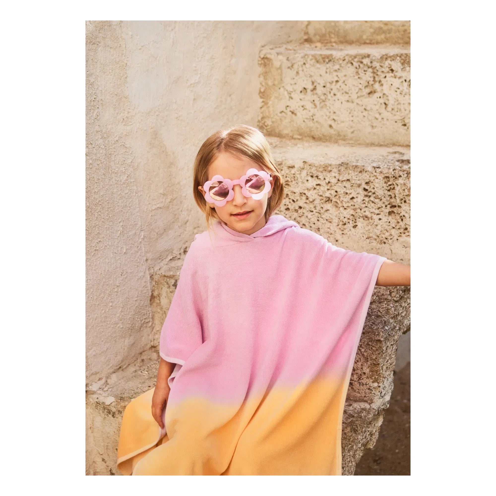 Molo - Gafas de sol de flores | Rosa claro