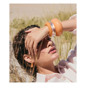 Lizzie Fortunato - Ridge Cuff Bileklik | Tangerine
