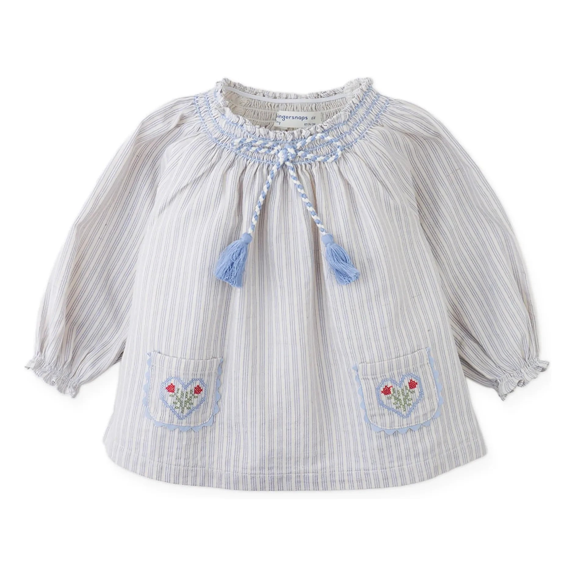 Gingersnaps - Blusa Ruth de rayas | Azul