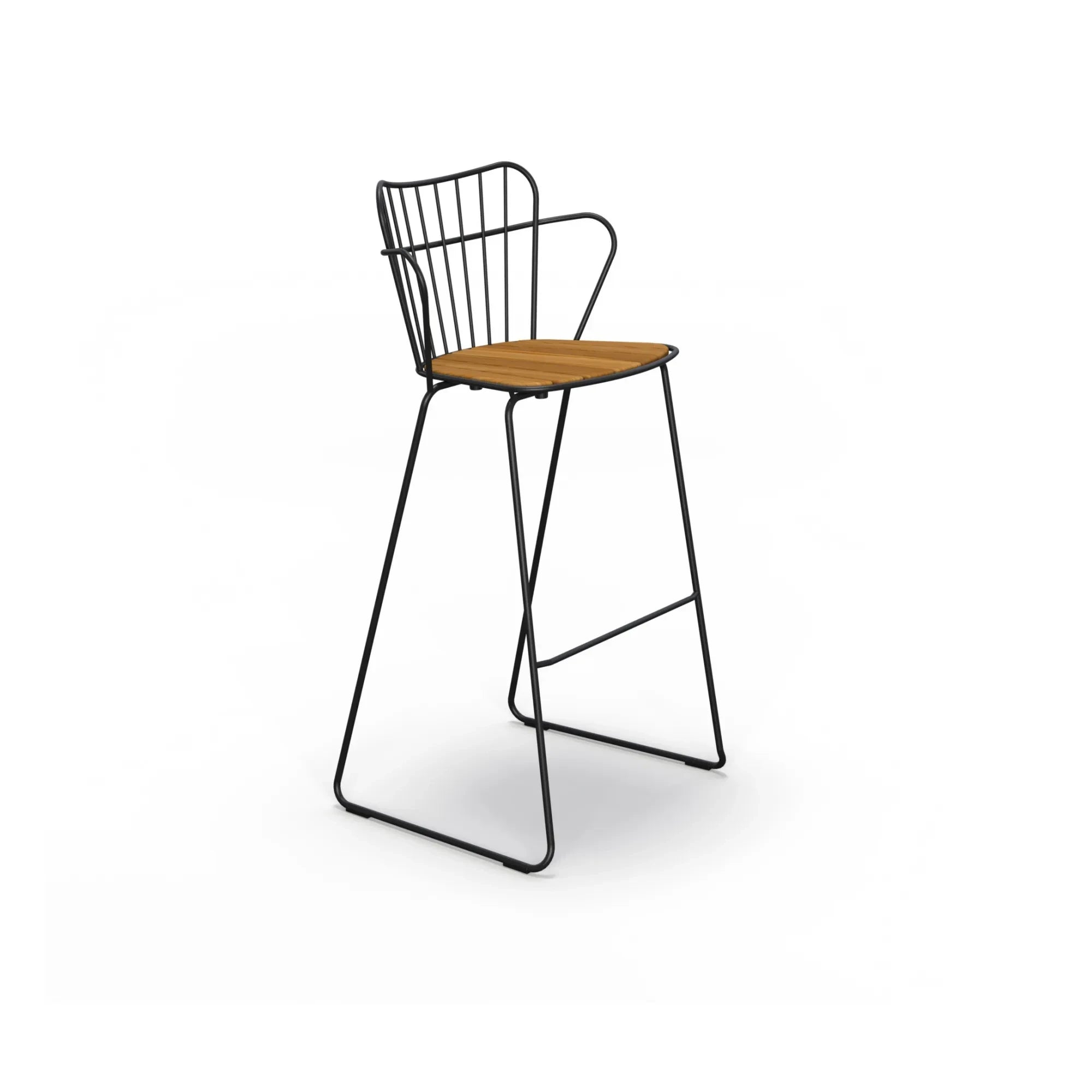Houe - Taburete de bar exterior Paon | Negro