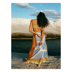 Soleil Soleil - Pareo cuadrado | Azul