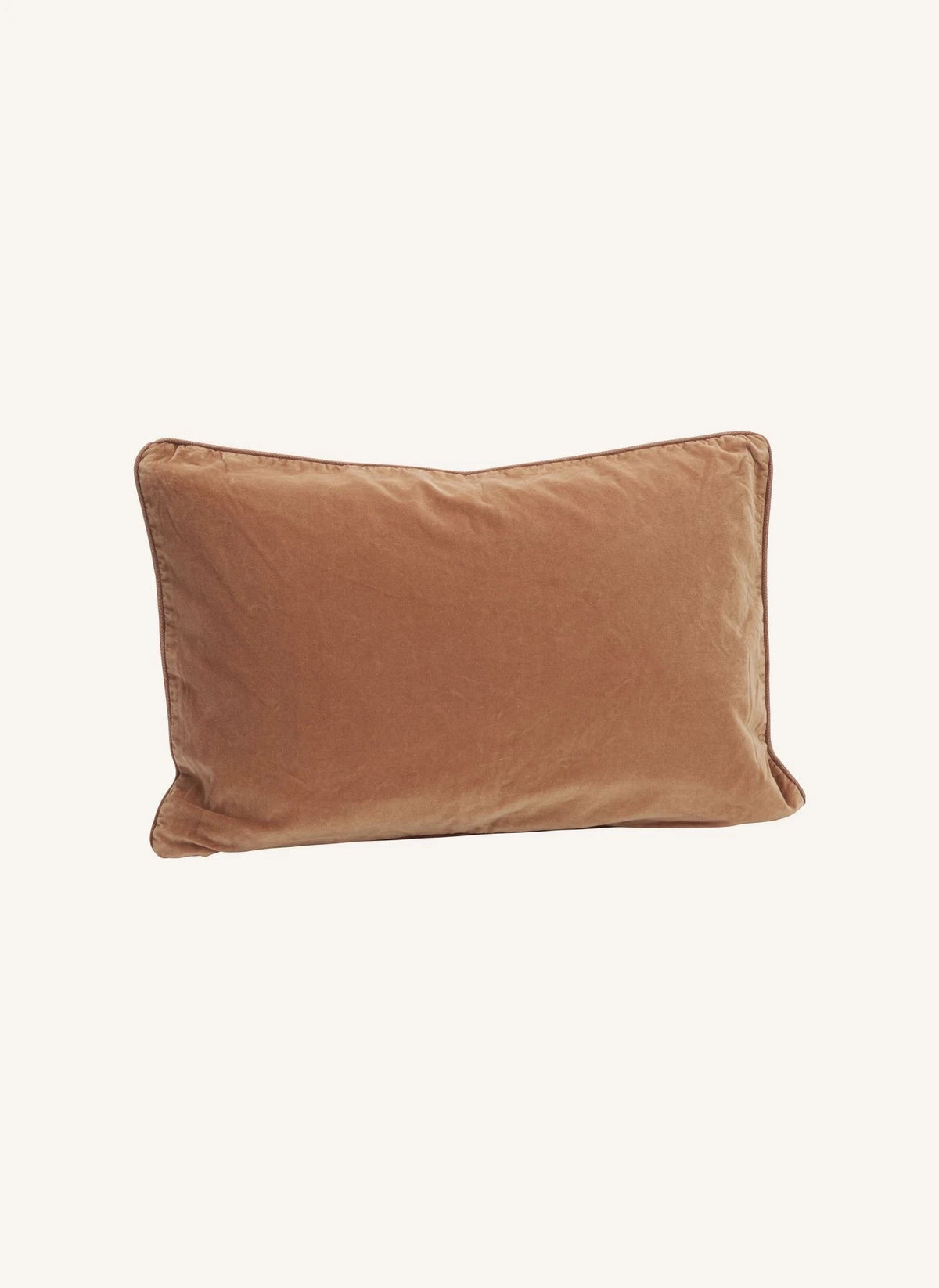 Madam Stoltz - Funda de cojín rectangular de terciopelo | Durazno
