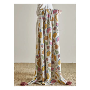 Bloomingville Mini - Fruitta Geri Dönüştürülmüş Pamuklu Örtü