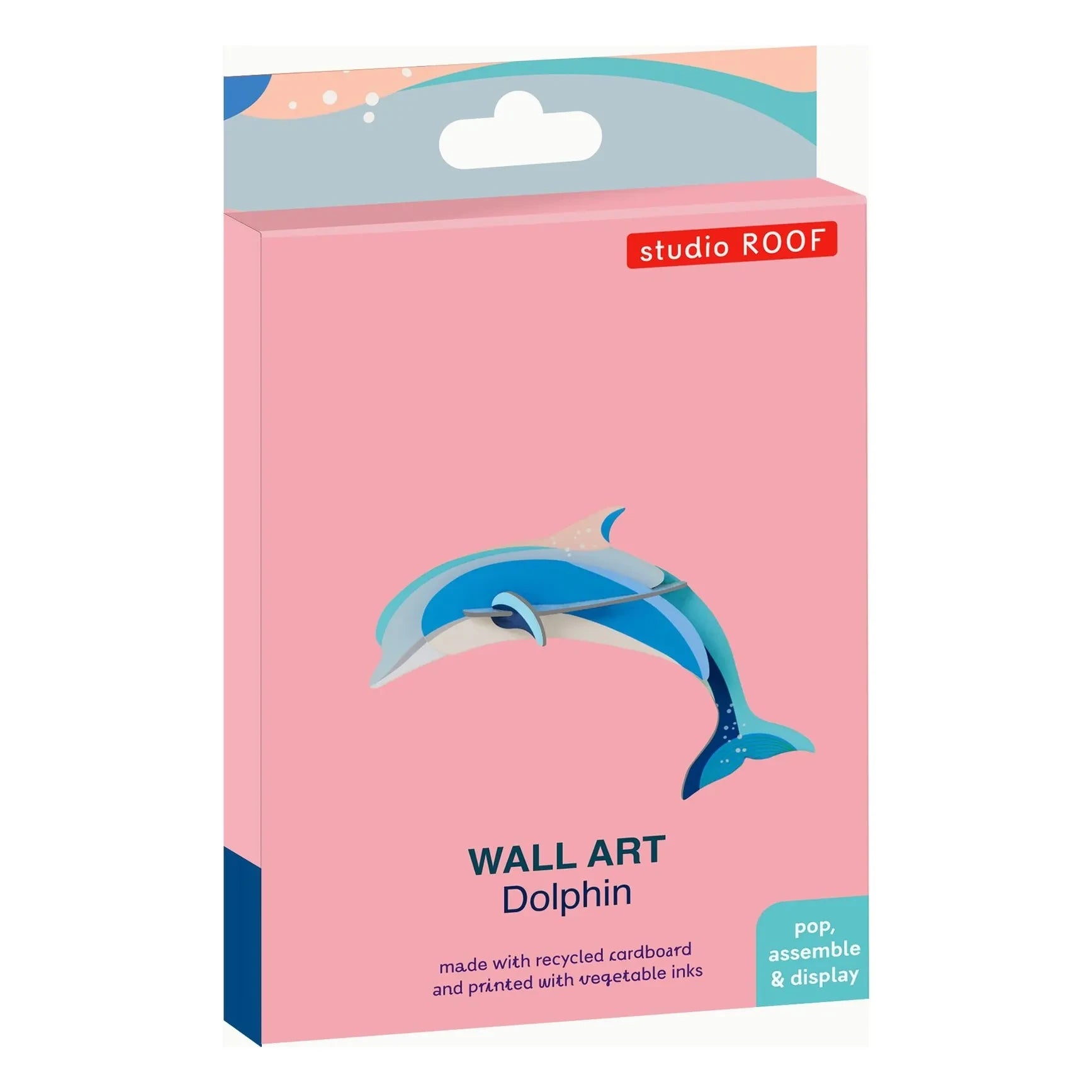 Studio Roof - Decoración de pared de delfines | Azul claro