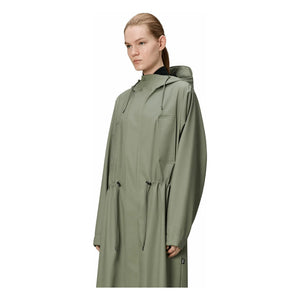 Rains - Bold W3 Abrigo Largo | Verde claro