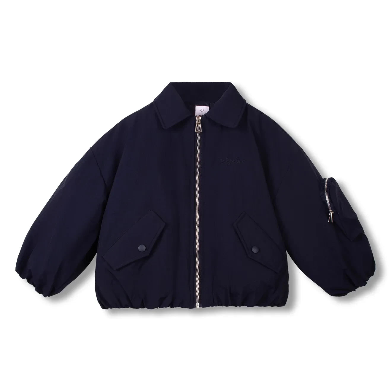 Wynken - Chaqueta bomber con detalles en los bolsillos | Azul marino