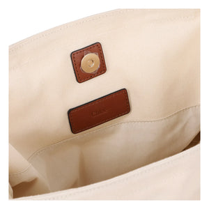 Chloé - Bolso tote con logo de algodón orgánico | Tiza