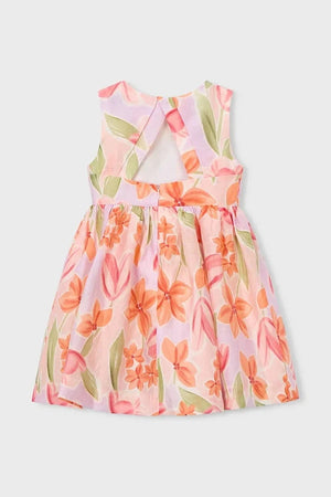 Vestido de lino infantil Mayoral