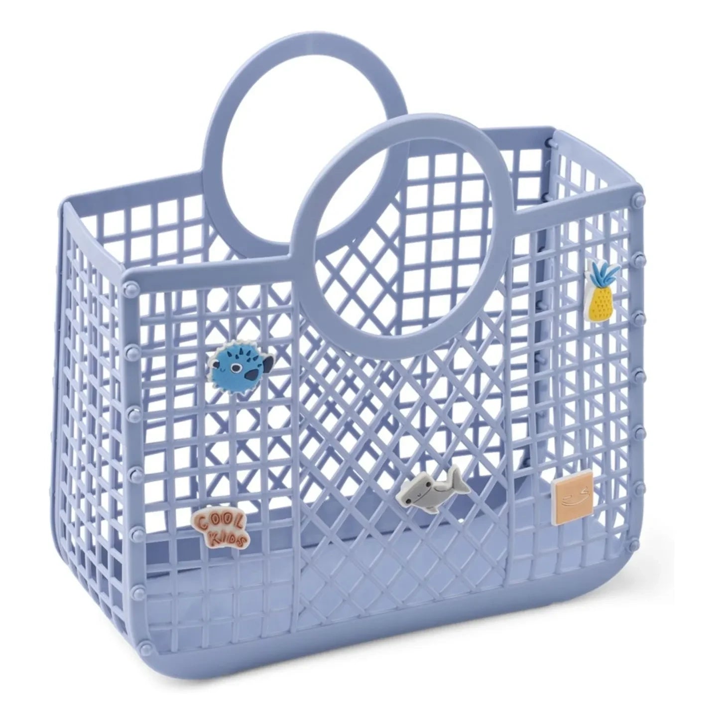 Liewood - Cesta de Fibras Recicladas Samantha Charms | Lavanda