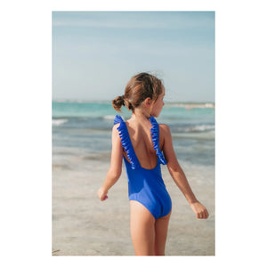 Lison Paris - 1 Bañador Anti-UV de Fibra Reciclada | Azul celeste