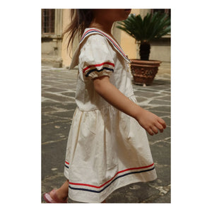Konges Sløjd - Vestido Allie de algodón orgánico | Crudo