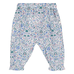 Tartine et Chocolat - Pantalón con volantes Liberty | Blanco