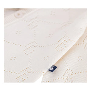 Petit Bateau - Mono calado PB de algodón orgánico | Crudo