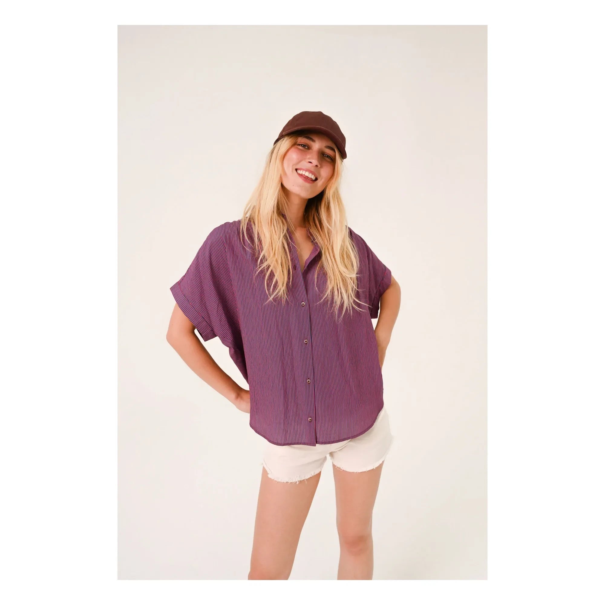 Sacrécoeur - Blusa Louisa Safi | Ciruela