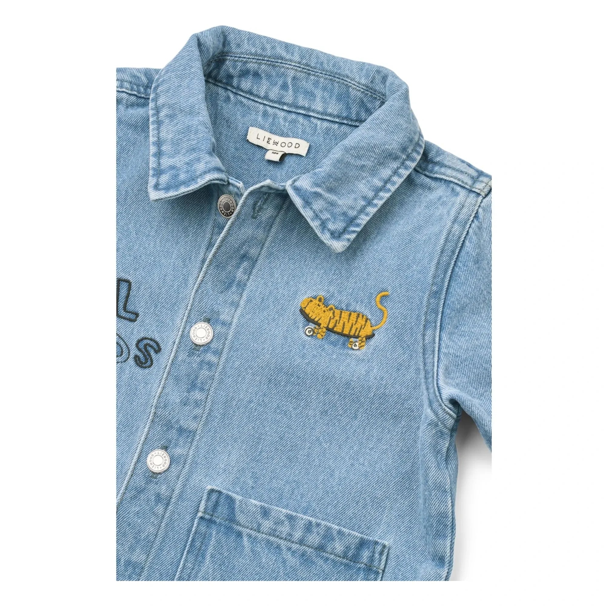 Liewood - Chaqueta Vaquera Kinsley Cool Kids | Azul Claro