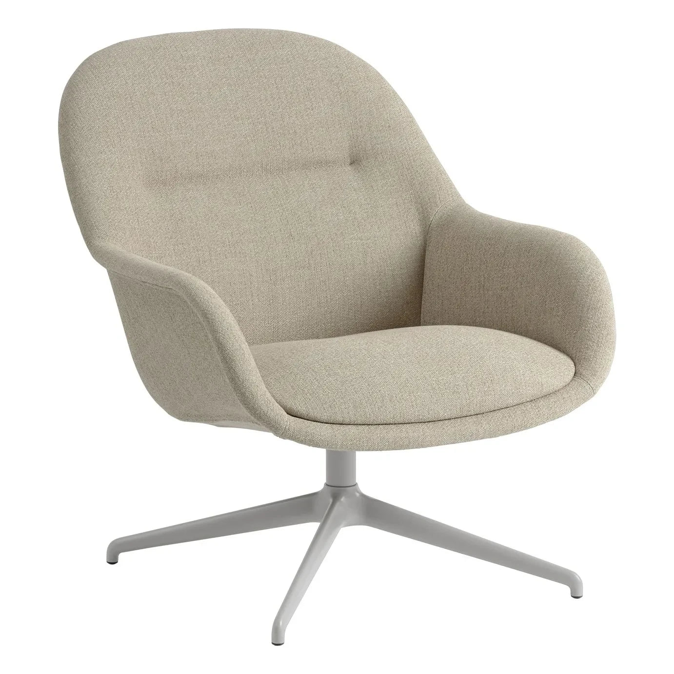 Muuto - Silla lounge Fiber, Iskos-Berlin | Gris