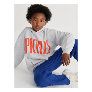Bobo Choses - Sudadera con capucha de algodón orgánico Pickles | Gris jaspeado