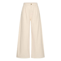 By Bar - Jeans de algodón orgánico Lux Grain | Blanco roto