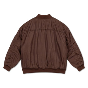 Repose AMS - Chaqueta Bomber de Fibra Reciclada | Marrón