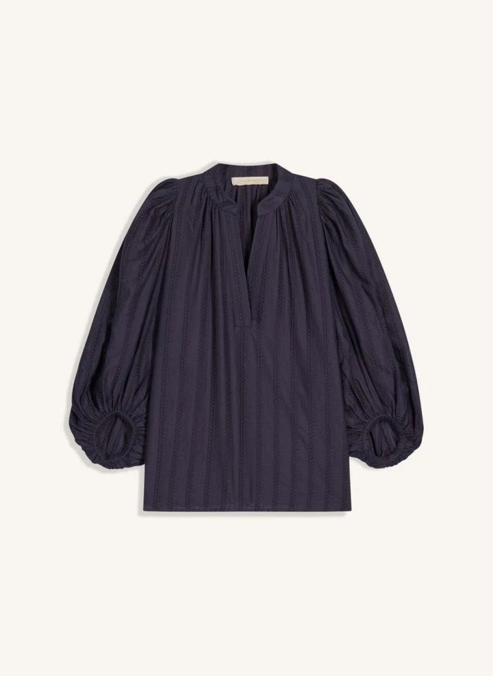 Vanessa Bruno - Blusa Bell de algodón | Azul marino