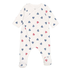 Petit Bateau - Pijama de algodón orgánico Baye | Crudo