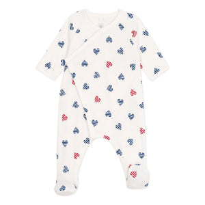 Petit Bateau - Pijama de algodón orgánico Baye | Crudo