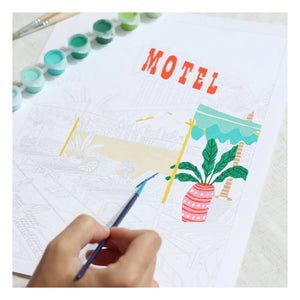 La Petite Épicerie - Set de pintura por números - The Motel Pool