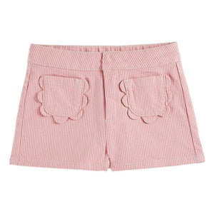 Emile et Ida - Pantalón corto a rayas y flores | Rosa