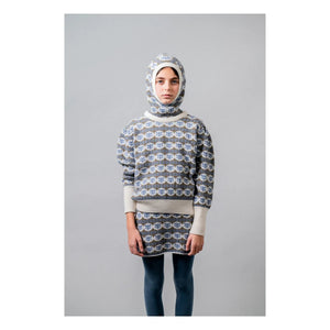 birinit - Julieta jersey de lana merina | Azul