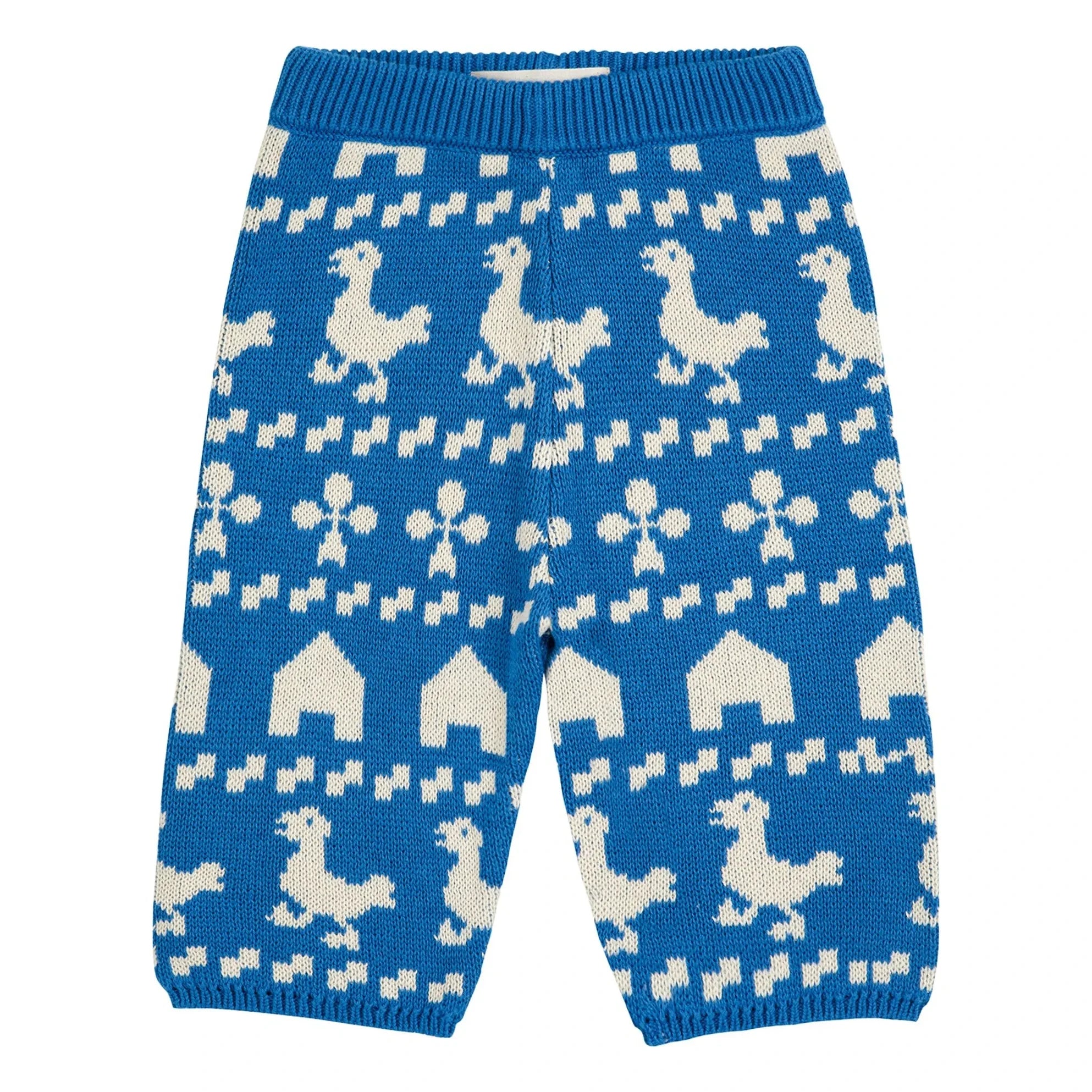 Bobo Choses - Pantalón Vaquero de Algodón Orgánico con Estampado de Granja | Azul