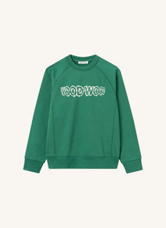 Wood Wood - Sudadera Orgánica Hester de Algodón | Verde oscuro