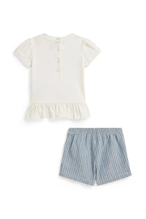Conjunto de algodón Polo Ralph Lauren para niños