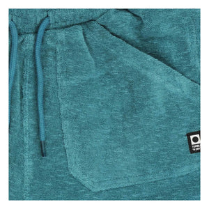 Tumble N'Dry - Toalla Fouta Corta de Algodón Orgánico | Azul Pavo Real