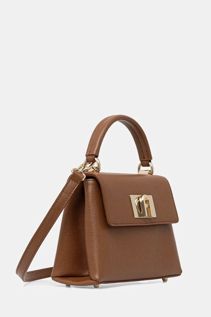 Bolso estructurado de cuero para mujer Furla