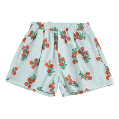 Bobo Choses - Shorts de tomate de algodón orgánico | Azul claro