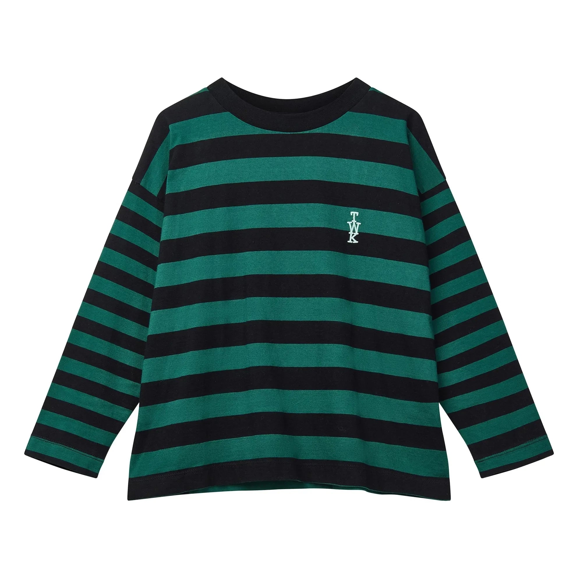 Wynken - Camiseta de algodón orgánico a dúo | Negro