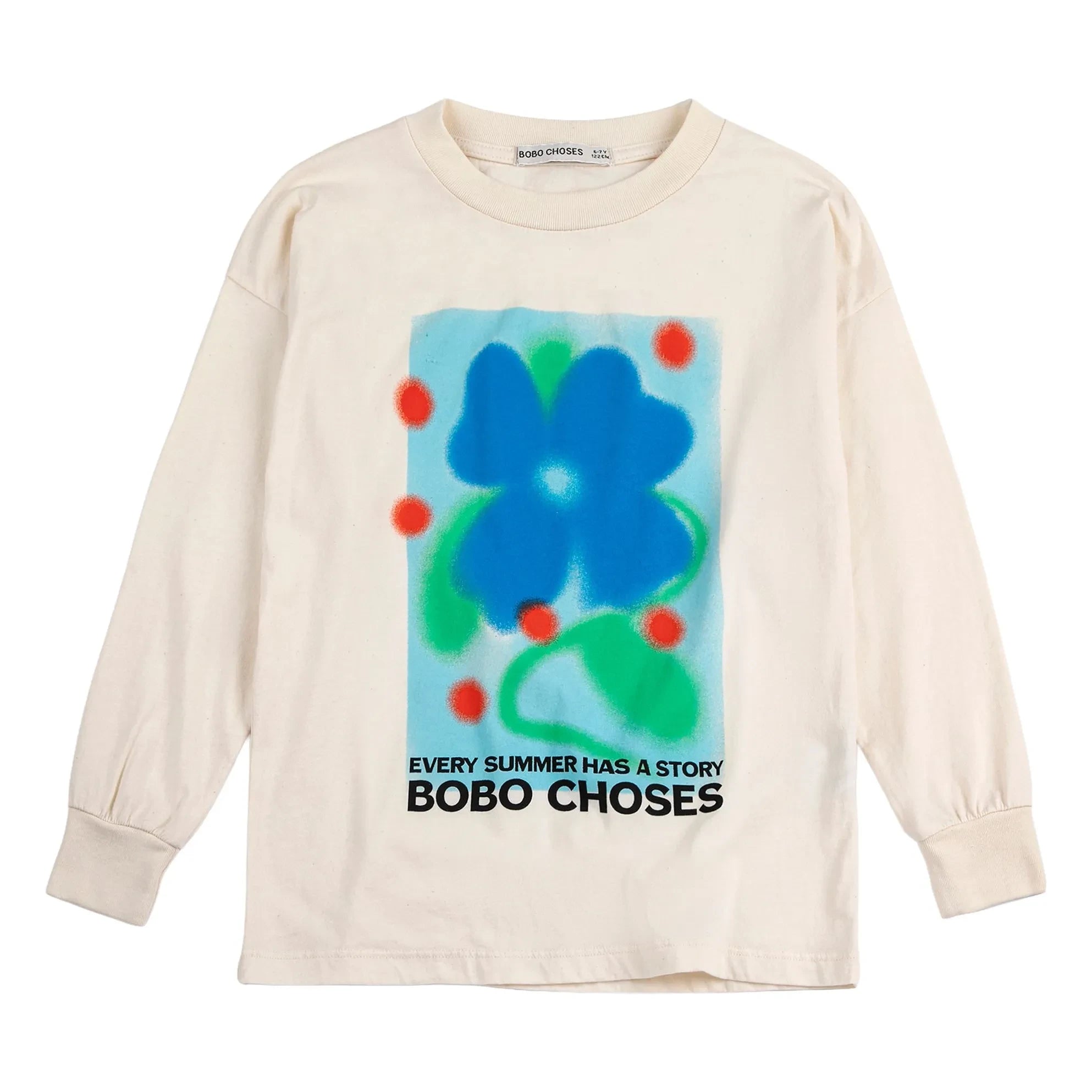 Bobo Choses - Camiseta de algodón orgánico Summer Story | Crudo